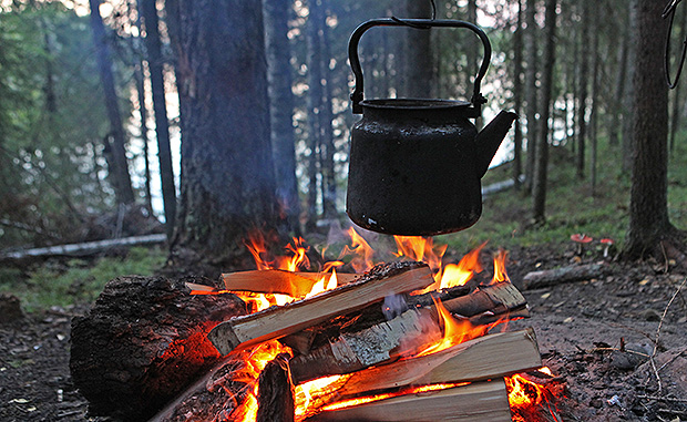 For some people, a campfire and a smoked pot are still the pinnacle of outdoor happiness