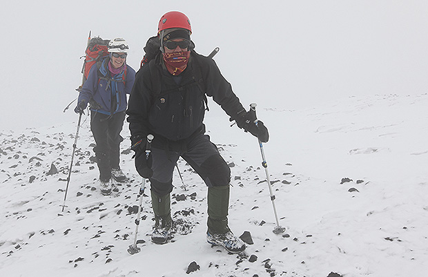 Специфика использования альпинистской обуви при восхождениях на Камчатке