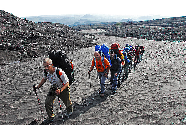 Подъём на Ключевскую сопку