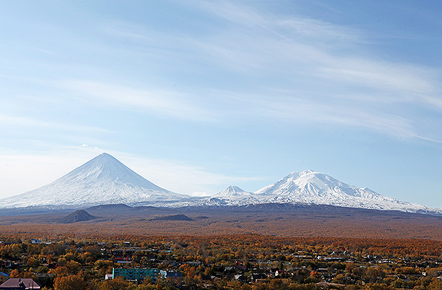 Осень на Камчатке - божественно красиво и адски холодно на вулканах
