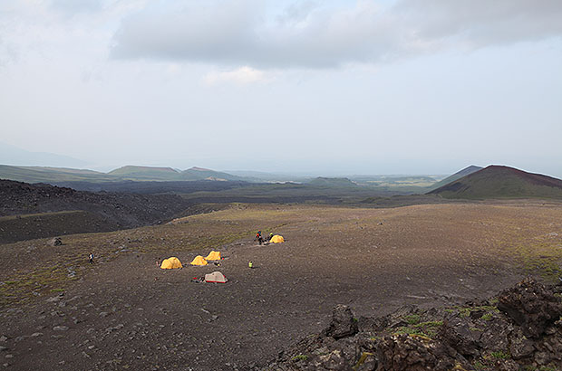 Volcanic expanses of Kamchatka - no one lives here but mosquitoes and bears