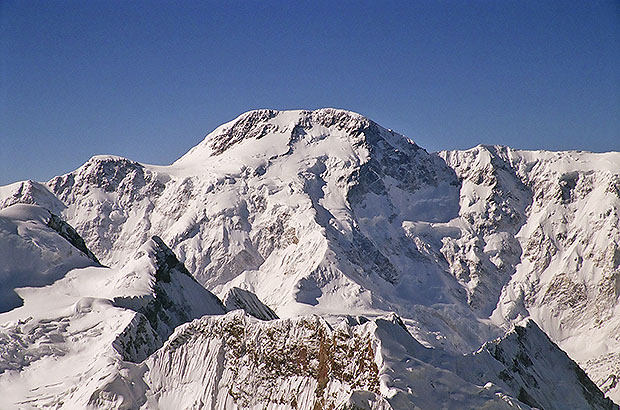 Pobeda Peak - a neighboring mountain to Khan Tengri
