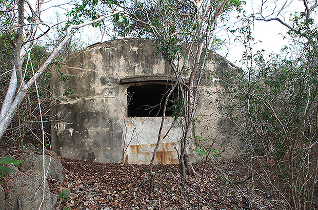 Ruins of military installations on the island of Madagascar. Climbing Expedition MCS AlexClimb