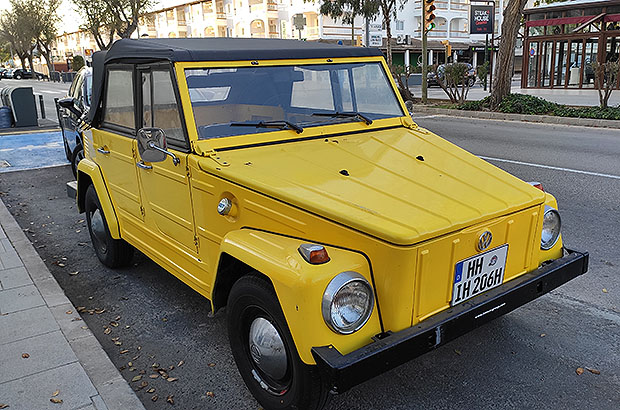 Mallorca's climate is ideal for rockclimbing and vintage cars