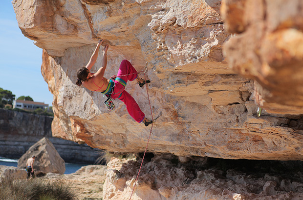 Climbing in the Tijuana sector - an unique and unusual coastal climbing location in the south of Mallorca