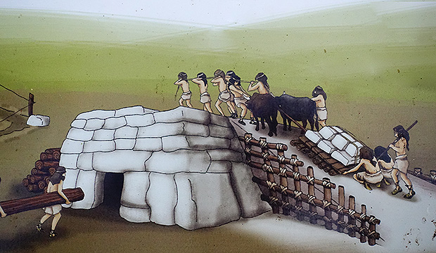 Так современный художник видит строительство талайота