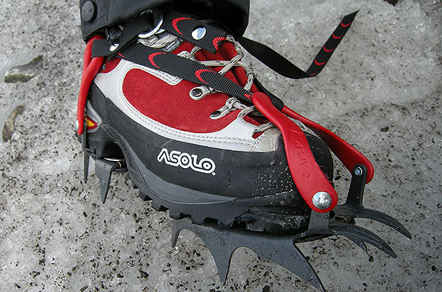Boots are good. Crampons are so so. Also not sized