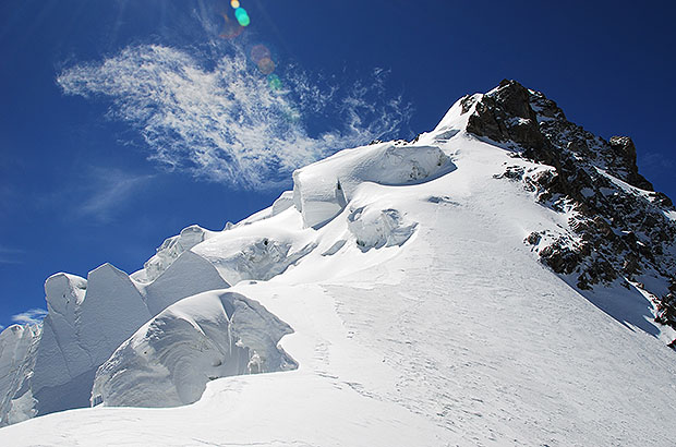 Mount Dykh Tau Snow Ridge