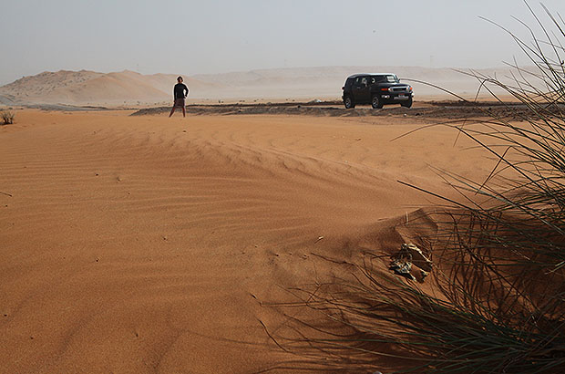 Field GPS navigation in the Arabian desert