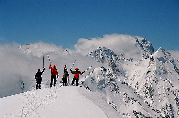 On the top of Kurmychi, Elbrus region, North Caucasus