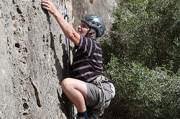 Rockclimbing as a form of fitness is available at any age