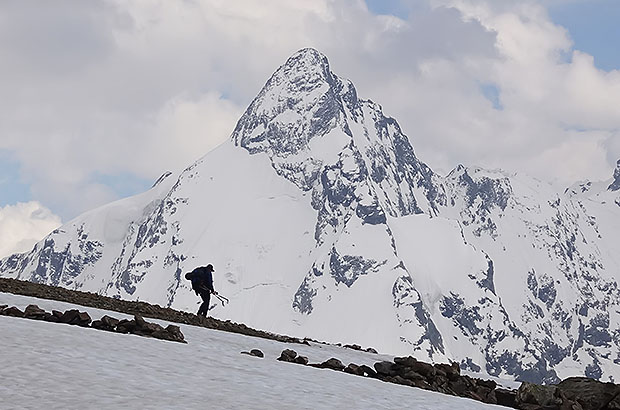 Peak Dzhan Tugan (Birth of the Soul) in the North Caucasus