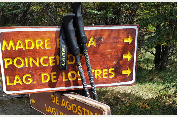A constant companion on any route in the mountains - folding trekking poles