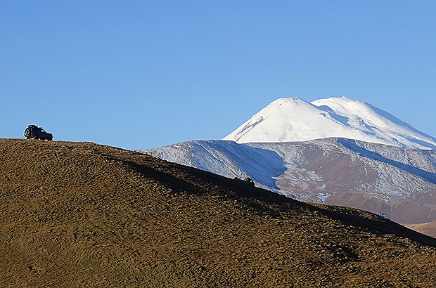 Mount Elbrus view from the East