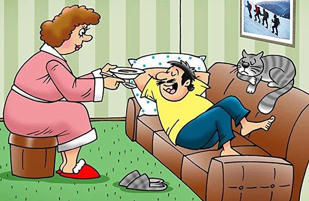 В разгар семейного счастья иногда особенно хочется в горы...